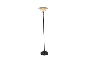 COLUNA ISOLE OPALINO / GRAFITE (D)28,5CM (A)140CM 1XE27 BOLINHA MAX 60W IP20
