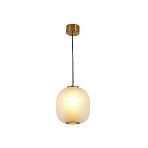 PENDENTE FRISO JATEADO / DOURADO (D)24CM (A)27CM 1XE27 BULBO MAX 40W IP20