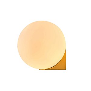 ARANDELA SOLEIL BRANCO / DOURADO (L)15CM (C)15CM (A)15CM 1XG9 HALOPIN SMD MAX 5W IP20