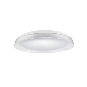 PLAFON MISKA TRANSPARENTE (D)43CM (A)8CM 1XLED INTEGRADO 24W 3000K 1400LM IP20