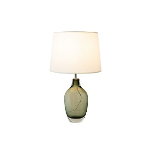 ABAJUR SOFFIATO FUME (L)10CM (C)18CM (A)44CM 1XE27 BULBO MAX 40W IP20 (SOMENTE BASE)