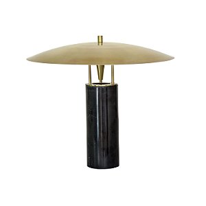 ABAJUR PIRA PRETO / LATÃO (D)45CM (A)40CM 1XGU10 MR16 MAX 10W IP20
