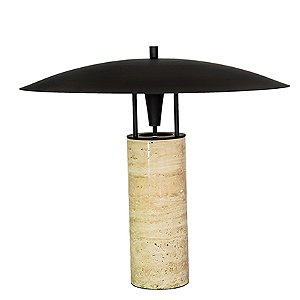 ABAJUR PIRA BEGE / PRETO (D)45CM (A)40CM 1XGU10 MR16 MAX 10W IP20