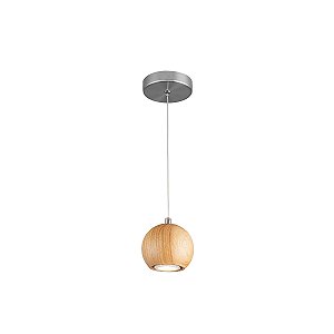 PENDENTE PILKO NATURAL (D)10CM (A)11CM 1XGU10 MR16 MAX 7W IP20