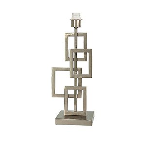 ABAJUR BALANCE NIQUELADO (L)16CM (C)19CM (A)48CM 1XE27 BULBO MAX 40W IP20 (SOMENTE BASE)