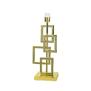 ABAJUR BALANCE DOURADO (L)16CM (C)19CM (A)48CM 1XE27 BULBO MAX 40W IP20 (SOMENTE BASE)