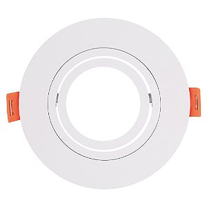 SPOT CONECTA ABS EMBUTIR (REDONDO) BRANCO (D)10,2CM (A)2,5CM 1XGU10 MR16 MAX 50W IP20