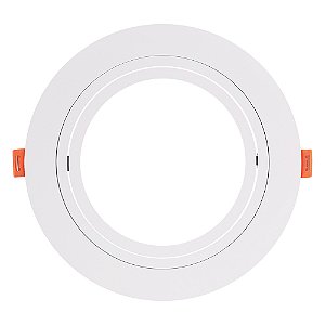SPOT CONECTA ABS EMBUTIR (REDONDO) BRANCO (D)17CM (A)2,7CM 1XGU10 AR111 MAX 50W IP20