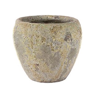 VASO VIETNAMITA CERÂMICA IMPORTADO JULIET ATLANTIS ORGANIC D31CM X A26CM