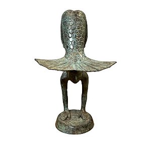 ESCULTURA EM BRONZE SEREIA BALI VERDE