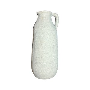 VASO IMPORTADO CERÂMICA ARTESANAL ORGANIC SLIM L13CM X A21CM