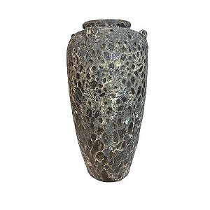 VASO VIETNAMITA CERÂMICA IMPORTADO ROMA ATLANTIS VOLCANIC GRANDE D56CM X A116CM