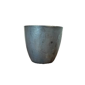 VASO VIETNAMITA CERÂMICA IMPORTADO TÓQUIO GRAFITE MATTE  PP D21CM X A25CM