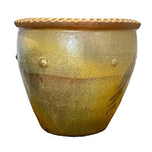VASO RÚSTICO CERÂMICA IMPORTADO TIBET MESCLADO MÉDIO D76CM X A70CM