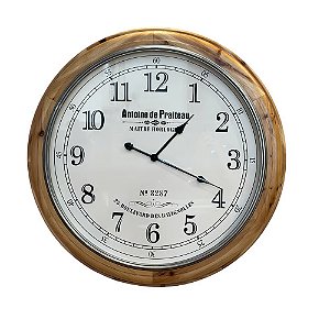 RELÓGIO DE PAREDE ANTOINE DE PRAITEAU D75CM X A75CM