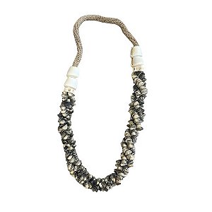 COLAR DECORATIVO CONCHAS MARINHAS 50CM
