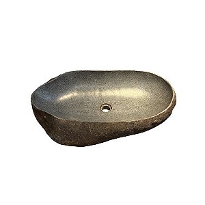 CUBA PEDRA VULCÂNICA NEGRA BALI EDGELESS L76CM X A17CM X P46CM
