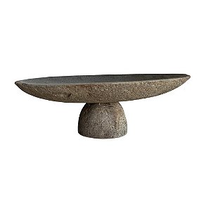 FRUTEIRA EM PEDRA VULCÂNICA L43CM X A15CM X P35CM