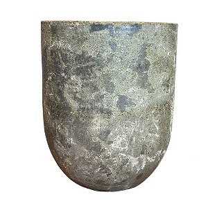 VASO VIETNAMITA CERÂMICA IMPORTADO PARIS ATLANTIS ORGANIC VERDETE EXTRA GRANDE D66CM X A80CM