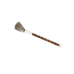 PINCEL DECORATIVO CHINA EM PEDRA BEIGE 43CM