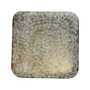 BANDEJA EM WHITE METAL IMPORTADA MUSE D45CM X A03CM