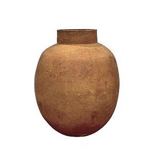 VASO DE BARRO ANTIGO MORINGA CLARA BAHIA D58CM X A63CM