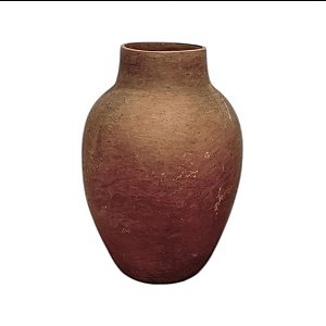 VASO DE BARRO ANTIGO MORINGA TERRACOTA BAHIA D39CM X A53CM