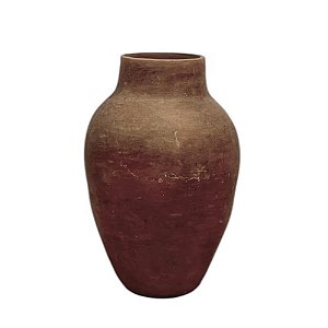 VASO DE BARRO ANTIGO MORINGA TERRACOTA BAHIA D40CM X A54CM