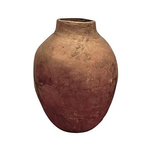VASO DE BARRO ANTIGO MORINGA TERRACOTA BAHIA D47CM X A55CM