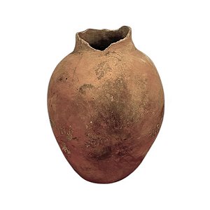 VASO DE BARRO ANTIGO MORINGA MESCLA AVERMELHADA BAHIA D44CM X A50CM