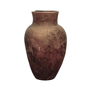 VASO DE BARRO ANTIGO MORINGA MESCLA ESCURA BAHIA D37CM X A55CM