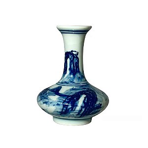 VASO RÚSTICO CERÂMICA IMPORTADO INGLATERRA MESCLADO GRANDE D62CM X A80CM