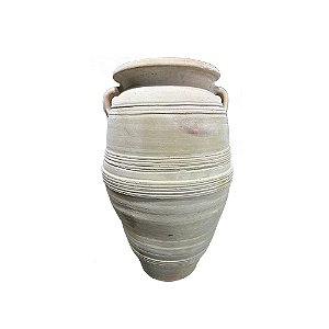 VASO MARROQUINO EM CERAMICA AREIA E ROSA