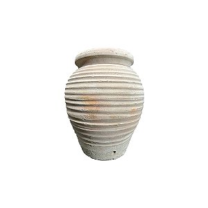 VASO MARROQUINO EM CERAMICA AREIA E ROSA