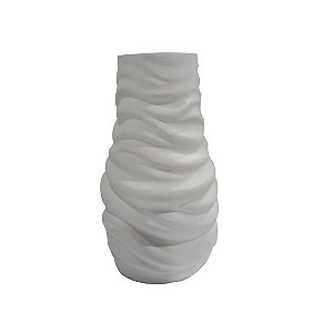 VASO DE FIBRA DE VIDRO BRANCO