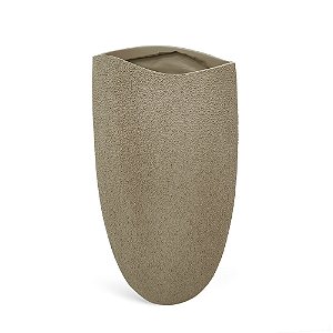VASO DECORATIVO EM RESINA BEGE