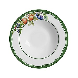 CJ PRATOS FUNDOS LE FIGUE RANCO E VERDE 6PCS