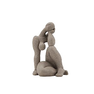 PECA DECORTAIVA MULHER EM RESINA AREIA