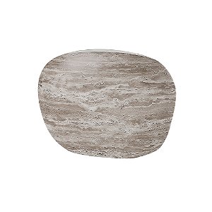 VASO DECORATIVO EM CERAMICA CINZA MARMORIZADO