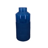 VASO DE VIDRO AZUL