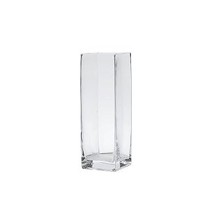 VASO DECORATIVO EM VIDRO TRANSPARENTE