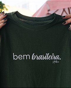 CAMISETA COM MANGA - BEM BRASILEIRA