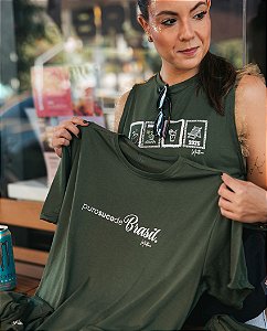 CAMISETA COM MANGA - PURO SUCO DE BRASIL
