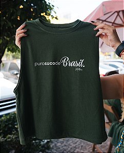 REGATA CROPPED - PURO SUCO DE BRASIL