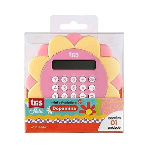 Calculador de Bolso Holic Flor Tris