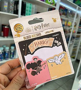 Bloco Adesivo Harry Potter 3 estampas LeoArte