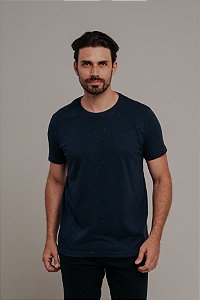 Camiseta Botonê Marinho/branco