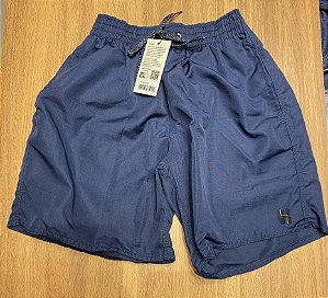 SHORT AGUA LISO AZUL MARINHO