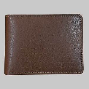 CARTEIRA MASCULINA CONHAQUE COURO