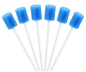 Swab Oral Esponja - 100 Unidades